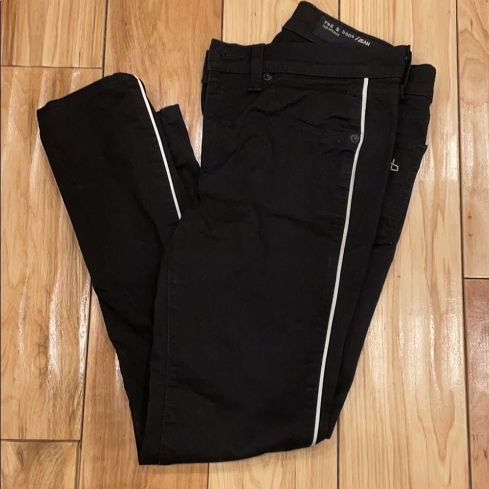 Rag & Bone for Intermix Black Skinny Ankle Pants